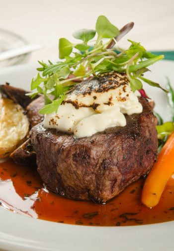 beef filet with vegetables