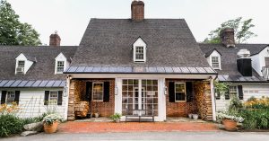 Outside view of the Manor house, guest reception area