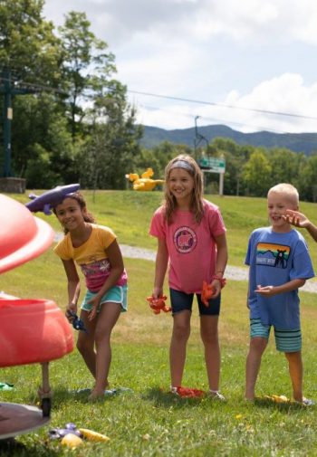 Games, Outside, Four children, One counselor