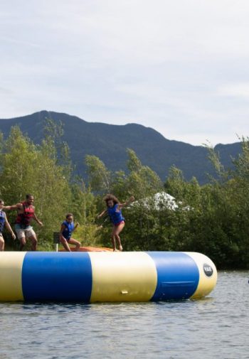 Water trampoline, Family